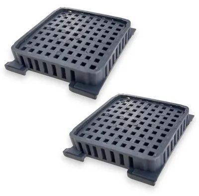 Aktivkohlefilter 2er-Pack für Liebherr Kühlschrank, 48x44x10 mm