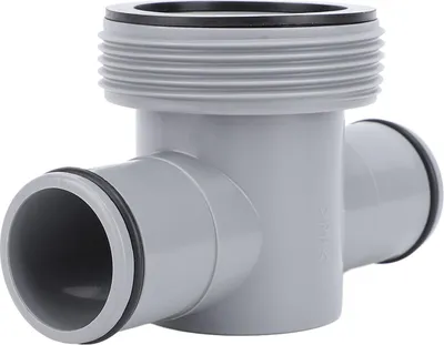 Image de Raccord en T pour tuyaux de piscine (1,25 à 1,5 pouce) en PP pour pompes de filtration