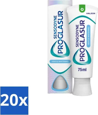 Produktbild von Sensodyne - Zahnpasta - Proglasur Sanftes Aufhellen - Stärkung des Zahnschmelzes - 75 ml - Vorteilspack - 20 Stücke