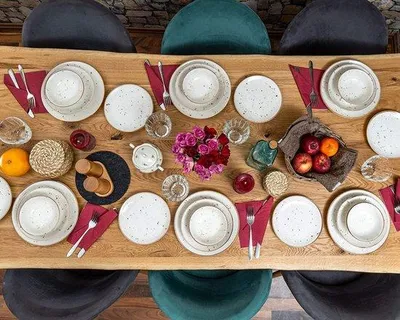 Immagine prodotto di Set di tazze da caffè e piatti in Vetroceramica resistente