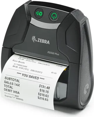 Produktbild von Zebra ZQ320 Plus - Belegdrucker - Thermodirekt