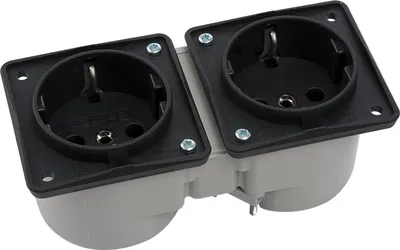 Image de Berker Integro prise double anthracite sans cadre