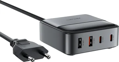 Obrázok produktu pre Acefast Z6 Gan stolová nabíjačka 2x Usb-A / 2x Usb-C Pd 65W - čierna