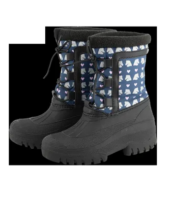 Produktbild von Waldhausen Thermoschuh Lucky Snowfall, Kids, Farbe:nachtblau/Lucky Heart, Größe:31