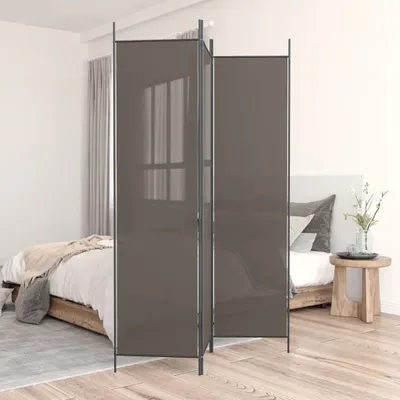 Produktbild von Stabli Möbel 3-tlg. Paravent Anthrazit 150x200 cm Stoff CC5472076