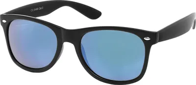 Produktbild von styleBREAKER Uni Nerd Sonnenbrille mit verspiegelten oder getönten Gläsern, klassisches Retro Design 09020039