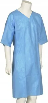 Immagine prodotto di Camici ospedalieri per trattamenti ai pazienti, monouso SMS 35 g, 10 pezzi.
