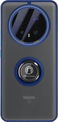 Productafbeelding van Avizar, beschermhoes voor de Honor Magic 8 Pro met ringhouder en magnetische bevestiging, blauw