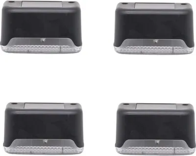 Produktbild von INF Automatische Solarleuchten, 4er-Pack Schwarz