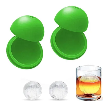 Produktbild von Kreieren Sie im Handumdrehen Eisbälle mit unserer Premium-Eisballform für Whisky, Cocktails, Wein und mehr.