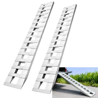 Productafbeelding van Aluminium oprijplaat, 2720 kg laadvermogen, 183 x 41 cm, dubbelset