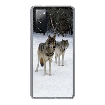 Produktbild von MuchoWow® Handyhülle Schutzhülle Hülle für Samsung Galaxy S20 FE Wolf - Schnee - Kanada Silikon Softcase Handy Hülle - Abdeckung