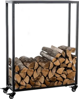 Obrázok produktu pre Stojan na drevo Hetta 25x60x100 cm, čierna