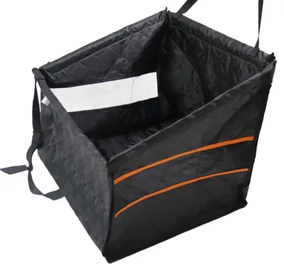 Image de Siège pour chien, pour la banquette arrière de la voiture, imperméable, extra stable avec harnais de sécurité, pliable, pour petits chiens
