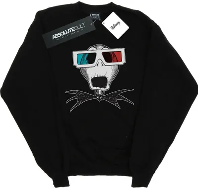 Produktbild von Disney - "Nightmare Before Christmas" Sweatshirt für Damen BI31791 (M) (Schwarz)