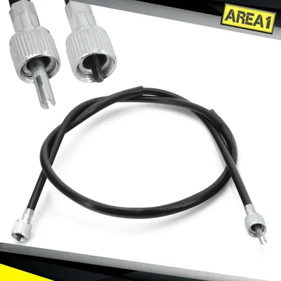 Produktbild von Area1 Ersatz Tachowelle 12mm GY6 50ccm China 4T, Typ B - 930mm Schlitz, ab Bj. 2005