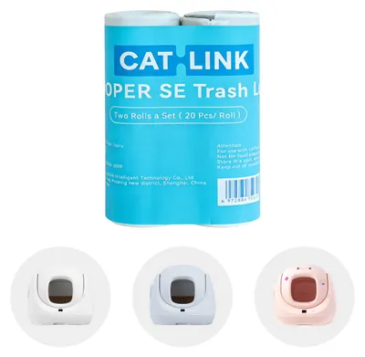 Productafbeelding van Reservezakken voor zelfreinigende kattenbakken, 40 stuks, schuurvast, geurloos, geschikt voor Baymax