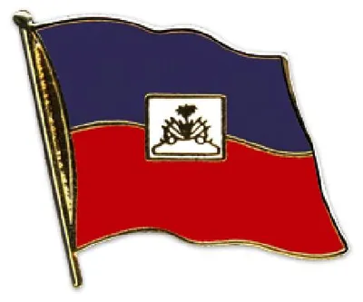 Produktbild von Flaggen-Pin vergoldet Haiti