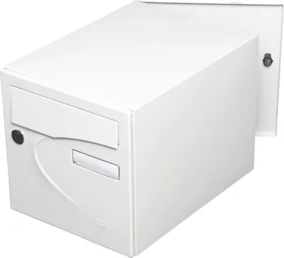 Produktbild von Briefkasten Präferenz, 2 Türen Weiß 9016 - Renz