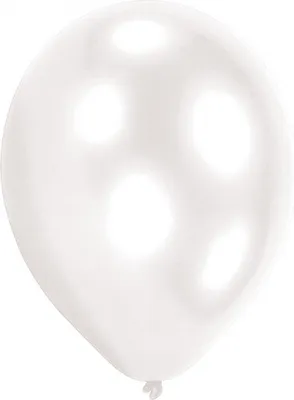 Produktbild von Amscan 9904918, Spielzeugballon, Latex, Weiß, 6 Stück(e)