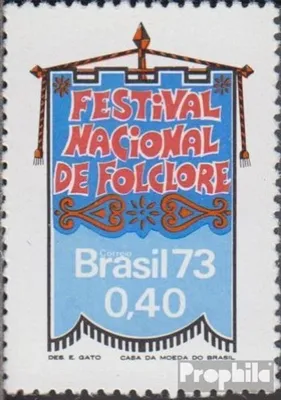 Produktbild von Briefmarken Brasilien 1973 Mi 1388 (kompl.Ausg.) gestempelt Folkloren Festival