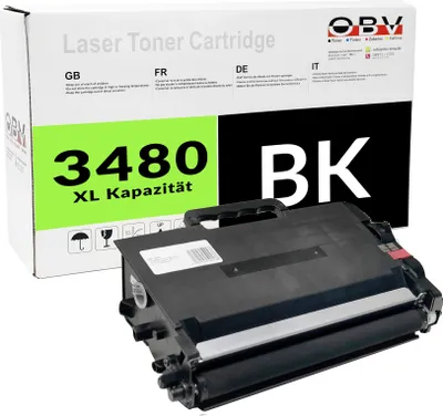 Produktbild von Kompatibler TN-3480 Toner ersetzt Brother TN3480 MFC L5700 L6800 L6900 HL L5100 L5200 L5300 - 8000 Seiten