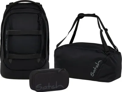Produktbild von Satch, Schulrucksack-Set PACK Blackjack 3-teilig, ab 5. Klasse