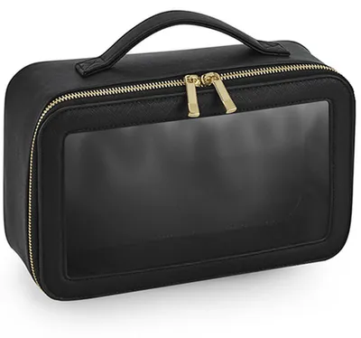 Immagine prodotto di BagBase BG764 | Boutique Astuccio da viaggio con finestra trasparente 26x16x9 cm - Colore: Nero - Dimensioni: 26 x 16 x 9 cm