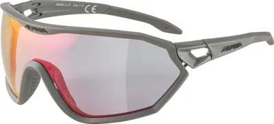Produktbild von Alpina Sportbrille S-WAY QV Q-LITE QuattroVarioflex photochromatisch grau Einheitsgröße