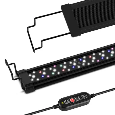 Obrázek produktu pro Vigevee, 36W, vodotěsná LED akvarijní lampa s držákem a časovačem, dekorativní osvětlení