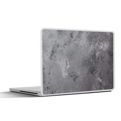Produktbild von MuchoWow® Laptop Aufkleber Sticker Cover Beton - Grau - Retro 31x22.5 cm - Laptop-Deko
