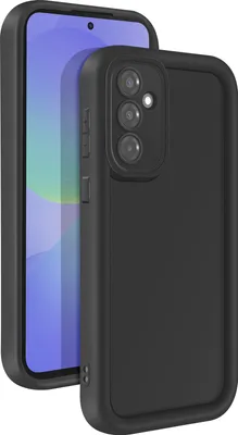 Obrázok produktu pre Avizar, kryt pre Samsung A36, silikónový, so zosilnenými okrajmi, čierny