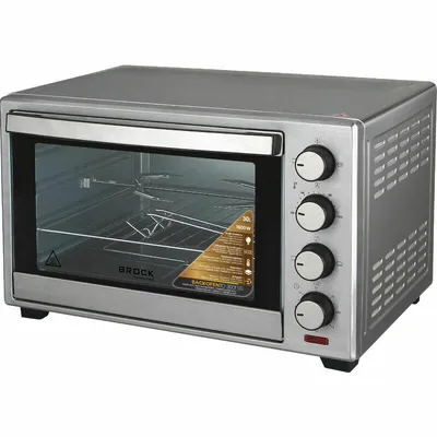 Zdjęcie produktu dla Brock Electronics TO 3001 SS, 33 l, Stal nierdzewna, obrotowy, 100 - 230 °C, Mechaniczny, 60 min
