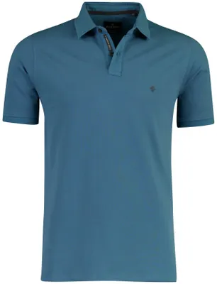 Produktbild von Poloshirt New Zealand blau Piqué Baumwolle