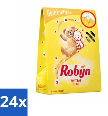 Obrázek produktu pro Robijn vonný sáček Zwitsal 3 kusy - hodnotné balení - 24 kusů