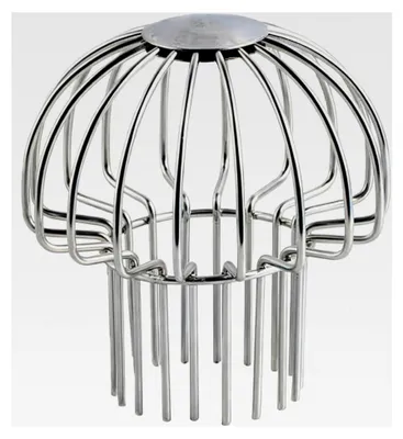Produktbild von Dachrinnenschutz aus Edelstahl, Fallrohrfilter, Netzabdeckung für schnelle Entwässerung, Verstopfung und Blockierung von Schlamm, Schmutz und Blättern (110 mm)
