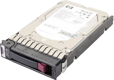 Produktbild von HPE Dual Port Enterprise - Festplatte - 450 GB - Hot-swap - 3,5" LFF (8,9 cm LFF)
