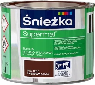 Produktbild von ŚNIEŻKA Supermalbraun 8016 0,2L glänzend