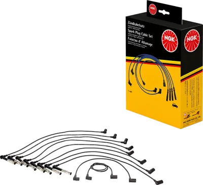 Imagen del producto de NGK 0747: Juego de cables de bujía, compatible con MERCEDES-BENZ SL (R129)