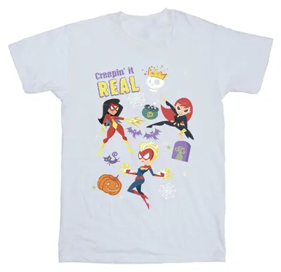 Immagine prodotto di Marvel - T-shirt da uomo "Creepin It Real" BI38330 (L) (bianco)