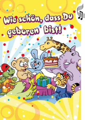 Produktbild von Geburtstag - Flashlight - Soundkarte und Lichtkarte im Format 14,8 x