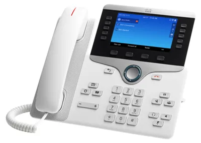 Obrázok produktu pre Cisco 8861, IP telefón, Čierna, Strieborná, Stôl / stena, Digitálny, 12,7 cm (5"), 800 x 480 px