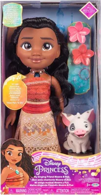 Produktbild von Disney Prinzessin Moana Puppe Mein singender Freund Moana & Pua