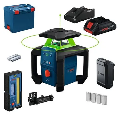 Produktbild von Rotationslaser GRL18V-4-34CVG, 1 x Akku ProCORE18V 4.0Ah