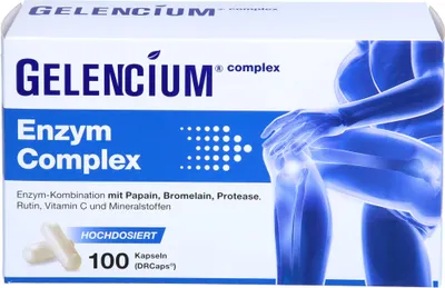 Produktbild von GELENCIUM Enzym Complex Kapseln hochdosiert mit Bromelain, 100 St. Kapseln