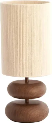 Produktbild von Light & Living - Tischleuchte Danialo - Braun - Ø22x50.5cm Tischlampe - Nachttischlampe, Wohnzimmer, Schlafzimmer