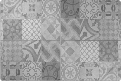 Produktbild von Küchenmatte 60x90 cm Vinylmatte Bodenmatte Dekoration - Kacheln Abstrakt