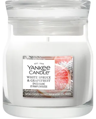 Produktbild von Yankee Candle White Spruce & Grapefruit, Zylinder, Weiß, Zitrus, 29 h, 1 Stück(e)