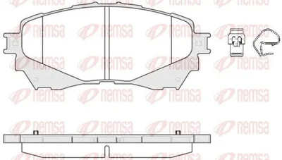 Produktbild von REMSA Bremsbeläge Satz Vorne Bremsklötze für MAZDA 6 Kombi (GJ, GL) 1538.04