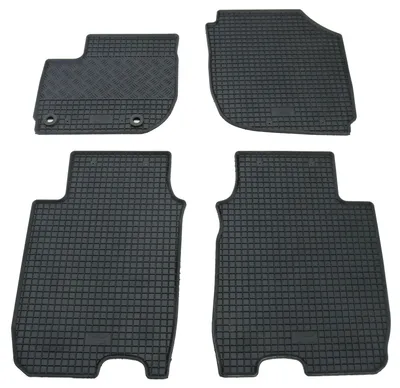 Gummifußmatten Set 4-teilig für Honda HR-V II (2015-), schwarz